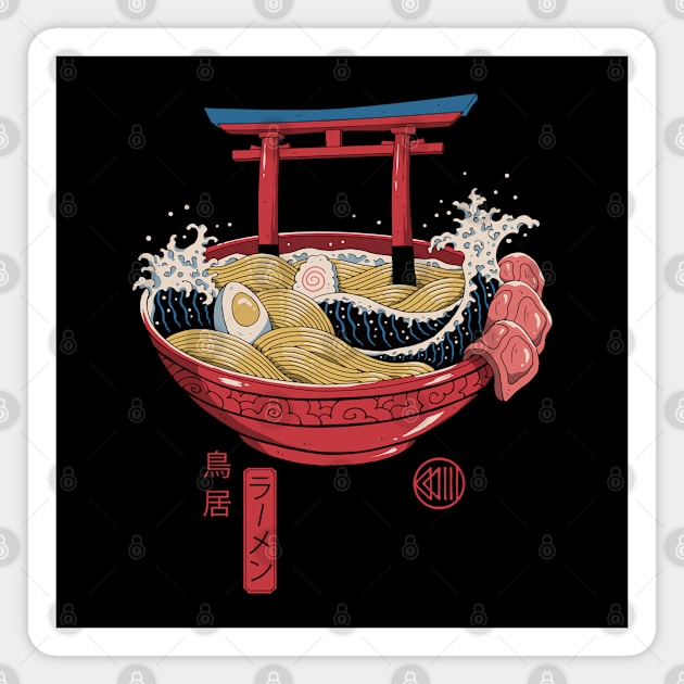 Sacred Ramen Magnet by Vincent Trinidad Art